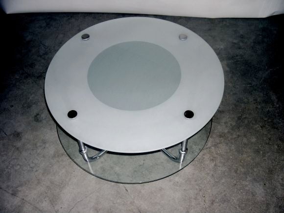 Art Deco Machine Age Coffee Table in the Style of Donald Deskey