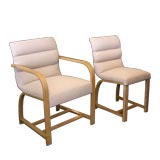 Rare Set of 8 Art Deco Dining Chairs by Gilbert Rohde