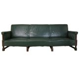 Antique Italian Leather Sofa