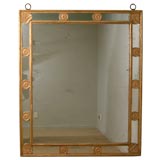 Antique A Spanish Giltwood Mirror