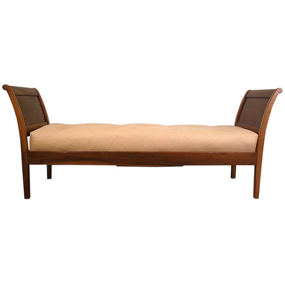 French Walnut Banquette