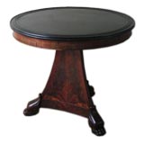French Empire Pedestal Table