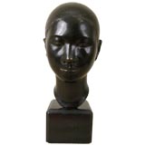 A 20th C. Bronze Portrait Bust