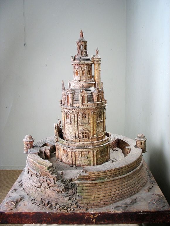A Plaster Model of a Castle