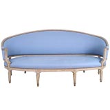 French Louis XVI Style Painted Canape