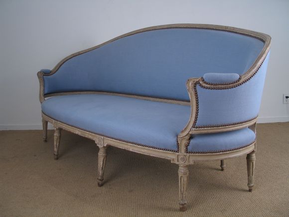 French Louis XVI Style Painted Canape