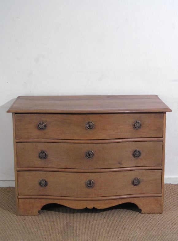 French Bleached Oak Commode