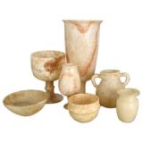 Collection of Alabaster Cups