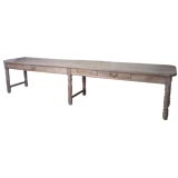 Bleached Oak Refectory Table