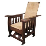 Vintage A French Oak Rocking Chair