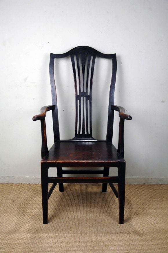 English Sheraton Country Chair
