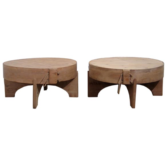 Bleached Pine and Beech  Coffee Tables