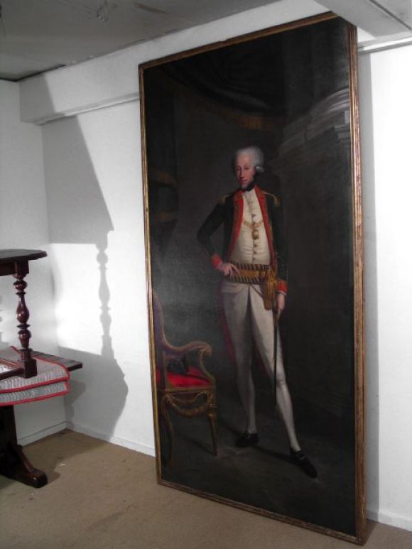 18th Century Oil Painting, Portrait, Large