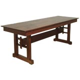 French Mahogany Architect
s Work Table