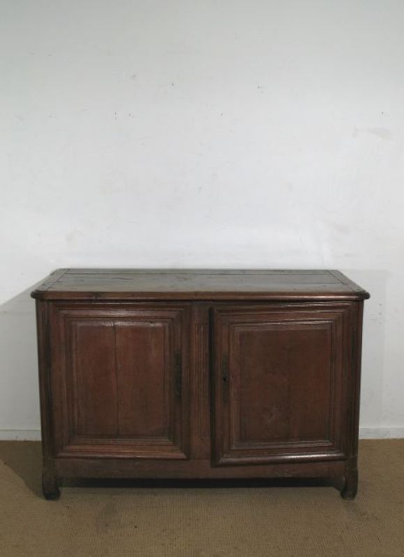 A Handsome Provincial Louis XIV Oak  Buffet de Chasse with Panelled <br />
Doors. Color Very Good. Circa 1710