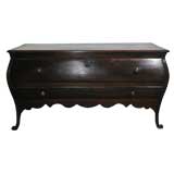 Unusual French Walnut Commode