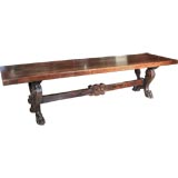 Continental Walnut Table in the Renaissance Style