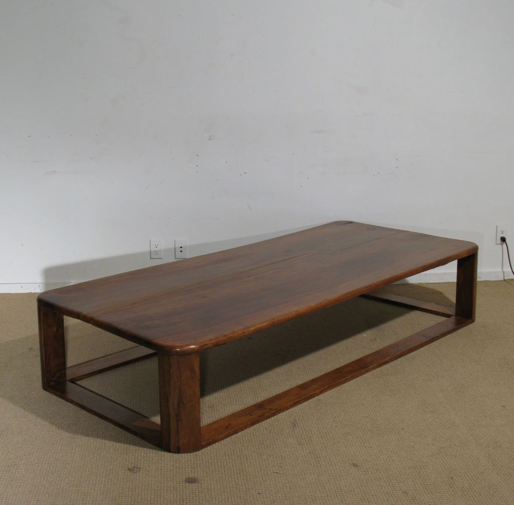 Contemporary Walnut Coffee Table