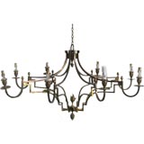 A Mid 20th Century Eight Arm Directoire Style Chandelier
