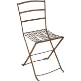 A Beautiful Folding Iron Garden Chair