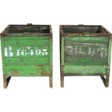 Pair of French Wooden Jardineres