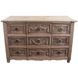 Oak Neoclassical Commode