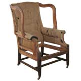 Georgian Mahogany Wing Chair