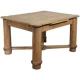 A Large Expandable Bleached Oak Table