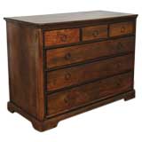19th Century Italian Olive Wood Commode