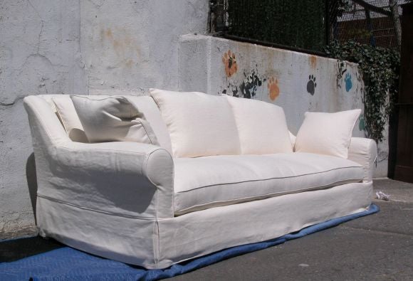 A Contemporary Grand Scale Sofa, named the 