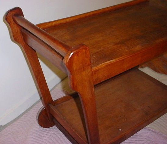 Rustic Modern Serving Cart