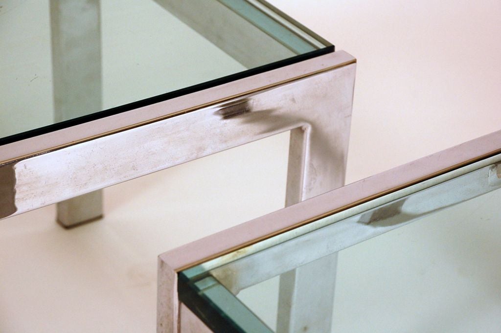 glass sidetables