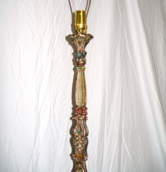 19th C. Venetian Rococco Lamp 3