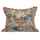 18h C. Aubosson Tapestry Pillow