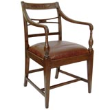19th C. Neo-Classic Arm Chair (GMD#1180)