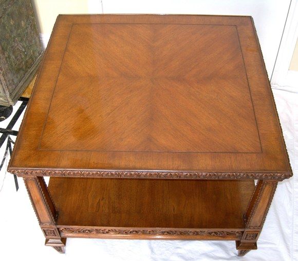 Pair Neo-Classic Style Lamp Tables (GMD#1258) For Sale 2