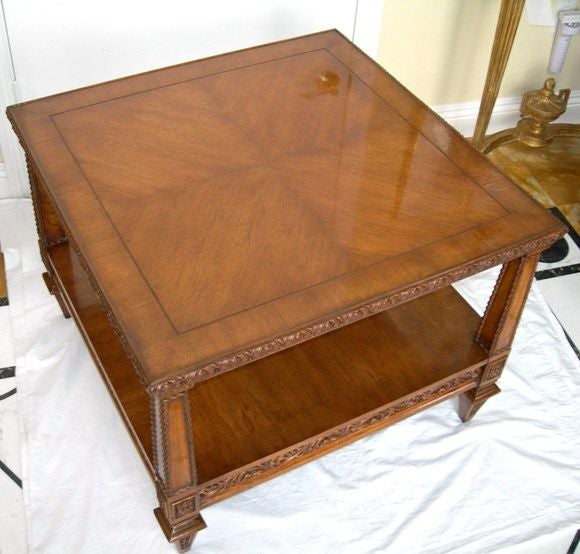 Pair Neo-Classic Style Lamp Tables (GMD#1258) For Sale 3