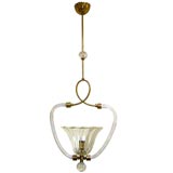 Murano Glass Bell Form Chandelier
