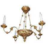 19th C. Venetian Giltwood Chandelier