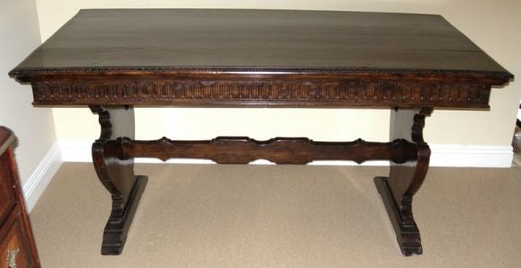 19th C. Italian Library Table