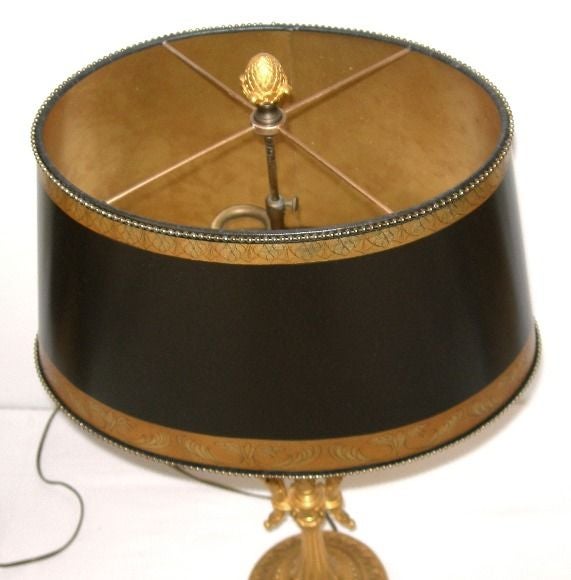 Pair French Bronze Bouillotte Lamps 1