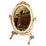 Italian Carved Wood Vanity Mirror