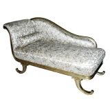 French Empire Style Chaise Lounge
