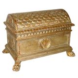 19th C. LXVI Style Carved Giltwood Petite Chest