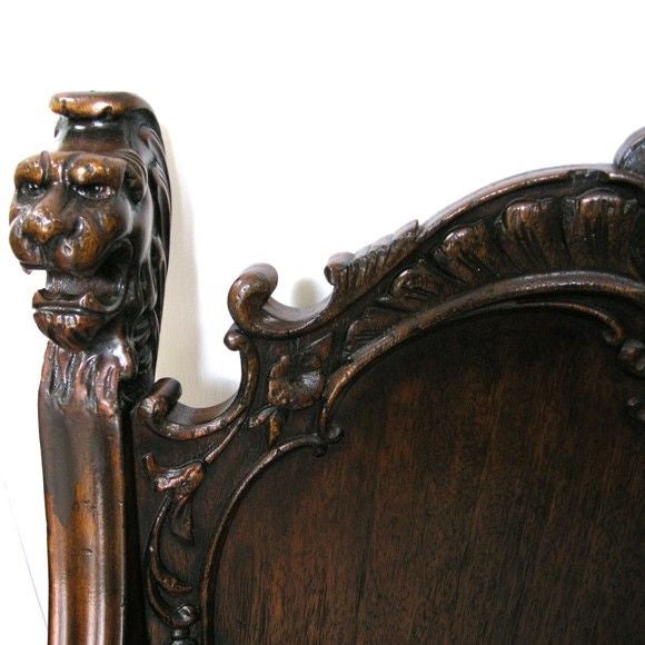 Italian Savonarola Style Arm Chair 3