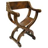 Antique 19th C. Syrian Marquetry Chair (GMD#2022)