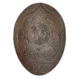 Antique 18th C. Russian Imperial Armorial Iron Shield (GMD#2010)