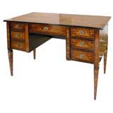 19th C. Neo-Classic Style Marquetry Desk (GMD#2048)