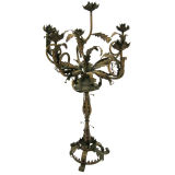 Wrought Iron Foral Motif Candelabra (GMD#1670)