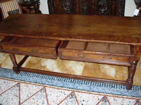 19th C. Library Table